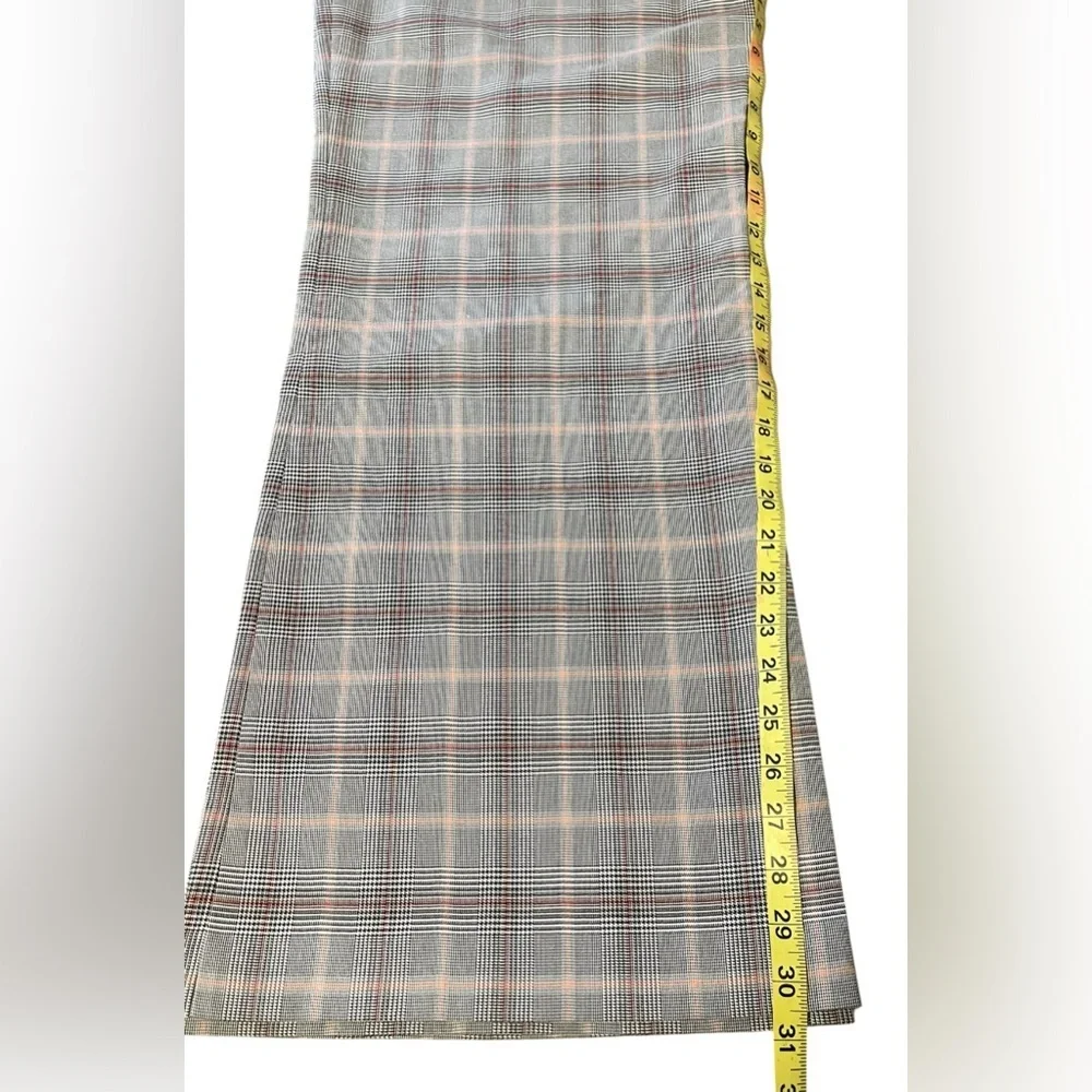 ANTONIO MELANI womens Gray plaid pants - Picture 4 of 7